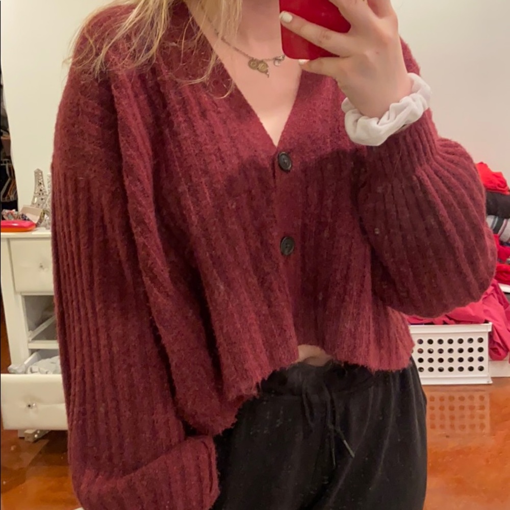American eagle cropped sweater